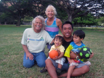 Don, Donna, Allan and his family