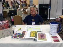 Don putting on that winning smile while selling La Rumorosa at a conference