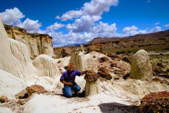 Don enjoying the wonders on one of his many hikes